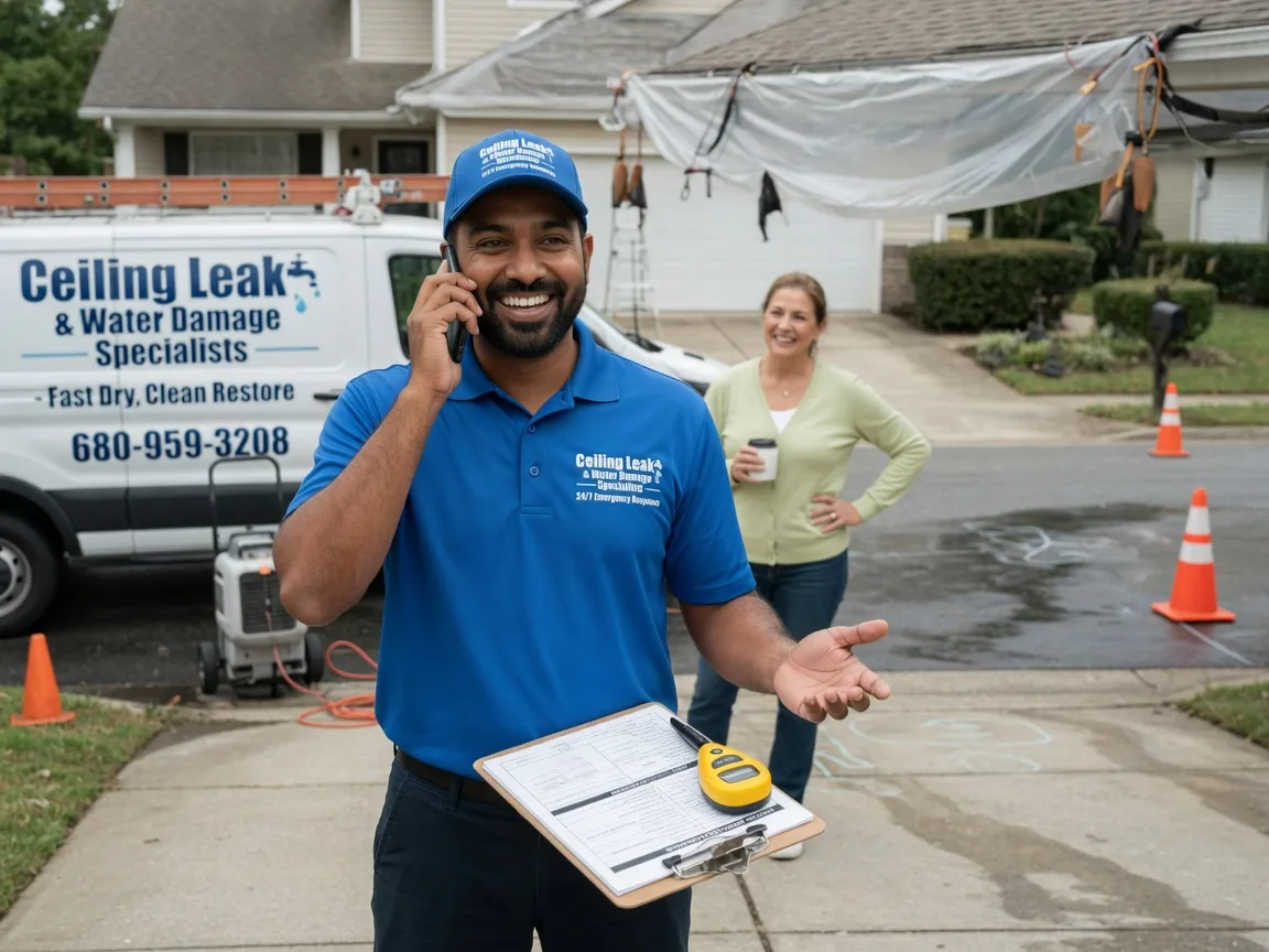 Ceiling Leak Cleanup Pocono Summit, PA FAQs